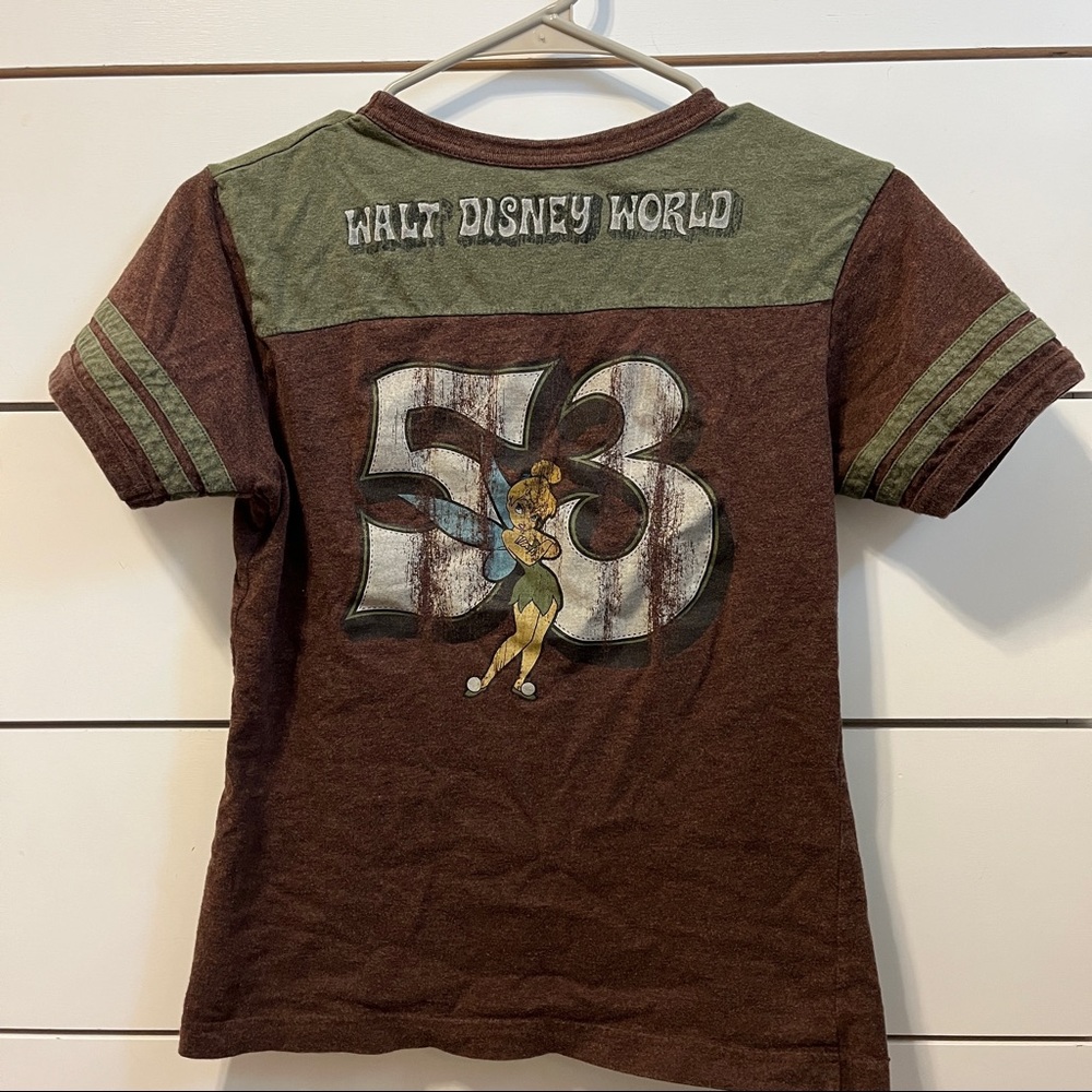 Disney Tinkerbell Varsity T Shirt Y2K - Picture 3 of 4